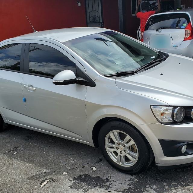 Silver Chevrolet Sonic